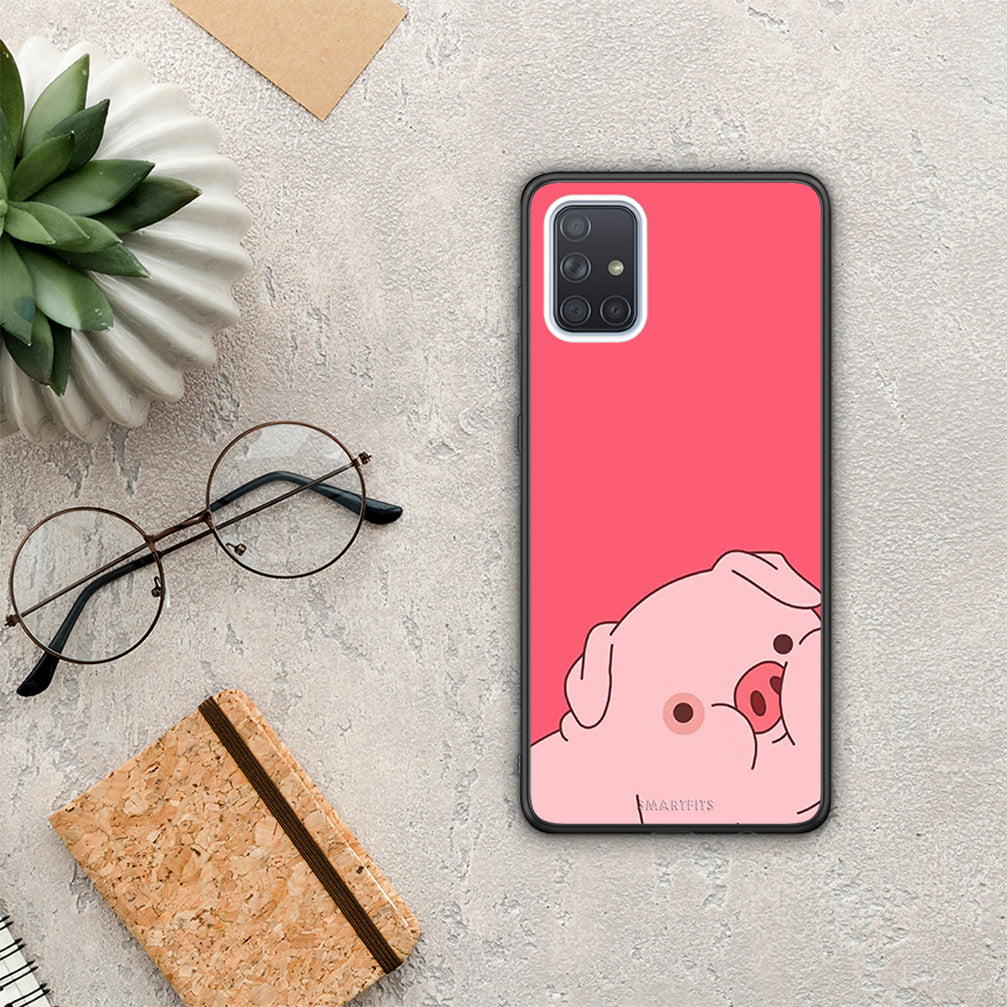Pig Love 1 - Samsung Galaxy A71 θήκη