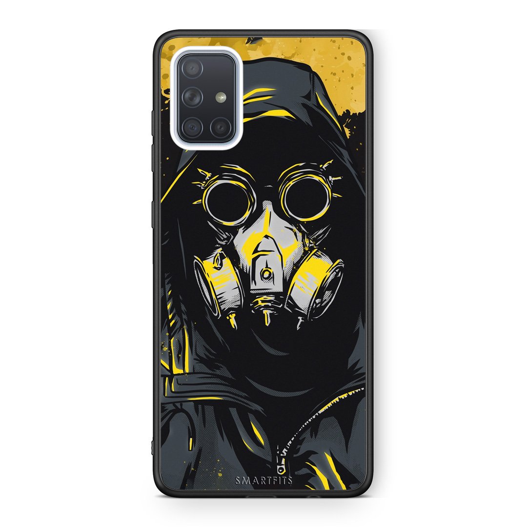 4 - Samsung A51 Mask PopArt case, cover, bumper