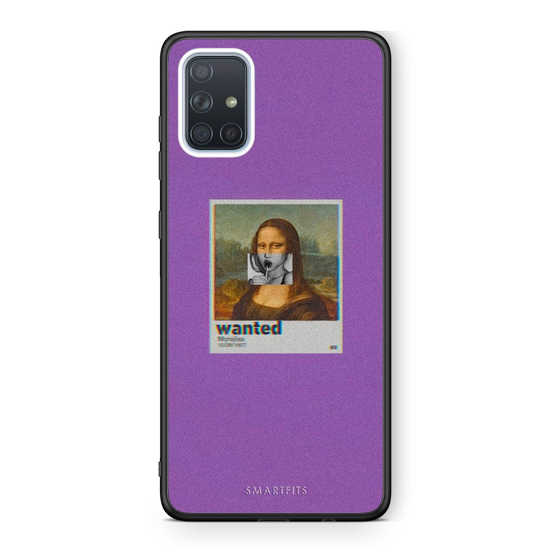 4 - Samsung A71 Monalisa Popart case, cover, bumper