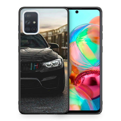 Θήκη Samsung A71 M3 Racing από τη Smartfits με σχέδιο στο πίσω μέρος και μαύρο περίβλημα | Samsung A71 M3 Racing case with colorful back and black bezels