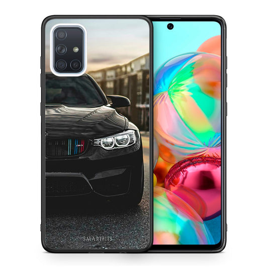 Θήκη Samsung A71 M3 Racing από τη Smartfits με σχέδιο στο πίσω μέρος και μαύρο περίβλημα | Samsung A71 M3 Racing case with colorful back and black bezels