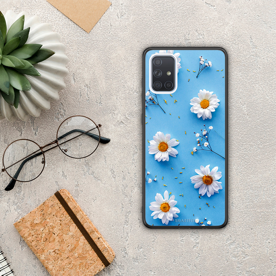 Real Daisies - Samsung Galaxy A71 θήκη