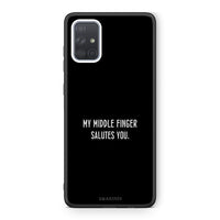 Thumbnail for Samsung A51 Salute θήκη από τη Smartfits με σχέδιο στο πίσω μέρος και μαύρο περίβλημα | Smartphone case with colorful back and black bezels by Smartfits