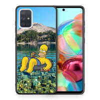 Thumbnail for Θήκη Samsung A71 Summer Happiness από τη Smartfits με σχέδιο στο πίσω μέρος και μαύρο περίβλημα | Samsung A71 Summer Happiness case with colorful back and black bezels