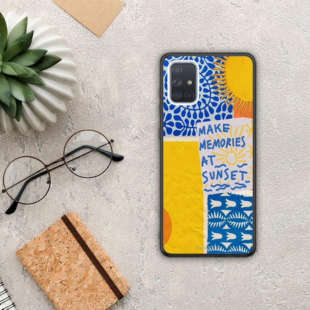 Sunset Memories - Samsung Galaxy A71 θήκη