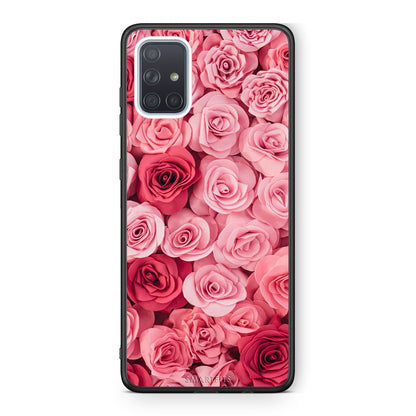 4 - Samsung A51 RoseGarden Valentine case, cover, bumper