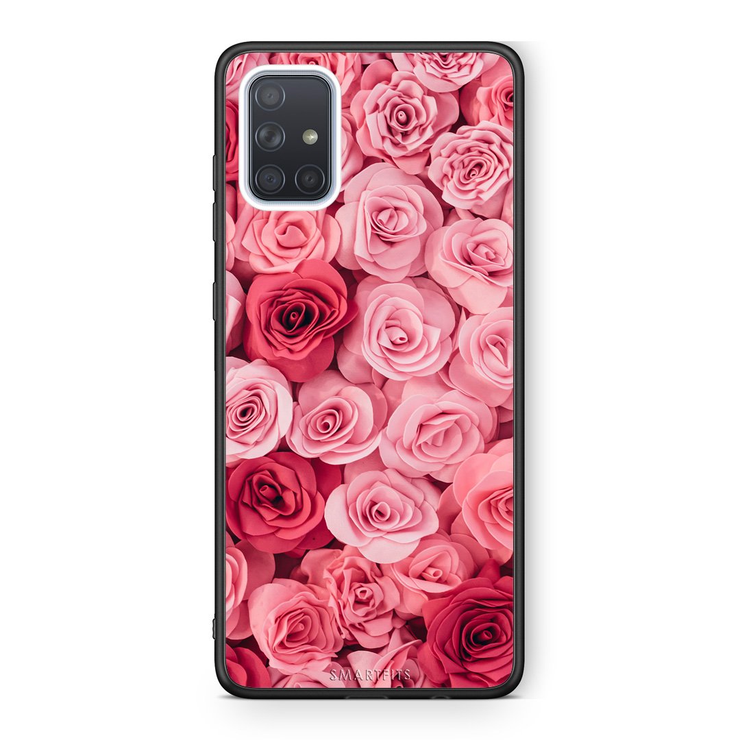 4 - Samsung A71 RoseGarden Valentine case, cover, bumper