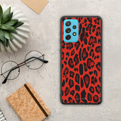 Animal Red Leopard - Samsung Galaxy A72 θήκη