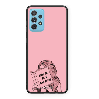 Samsung A72 Bad Bitch θήκη από τη Smartfits με σχέδιο στο πίσω μέρος και μαύρο περίβλημα | Smartphone case with colorful back and black bezels by Smartfits