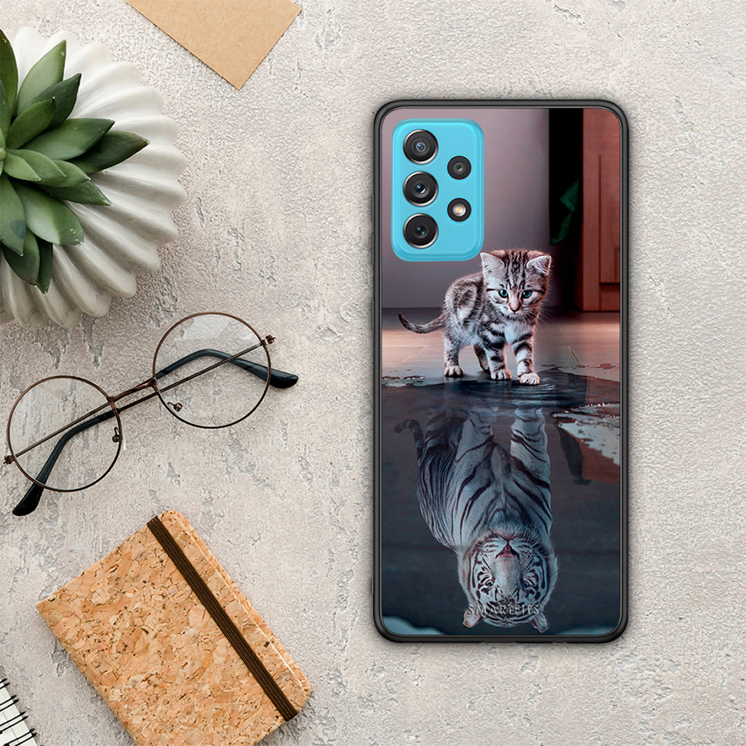 Cute Tiger - Samsung Galaxy A72 θήκη