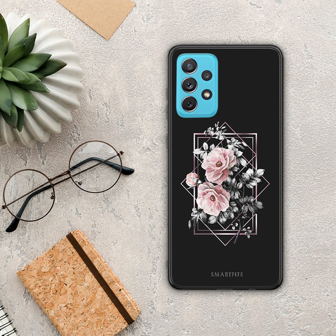 Flower Frame - Samsung Galaxy A72 θήκη