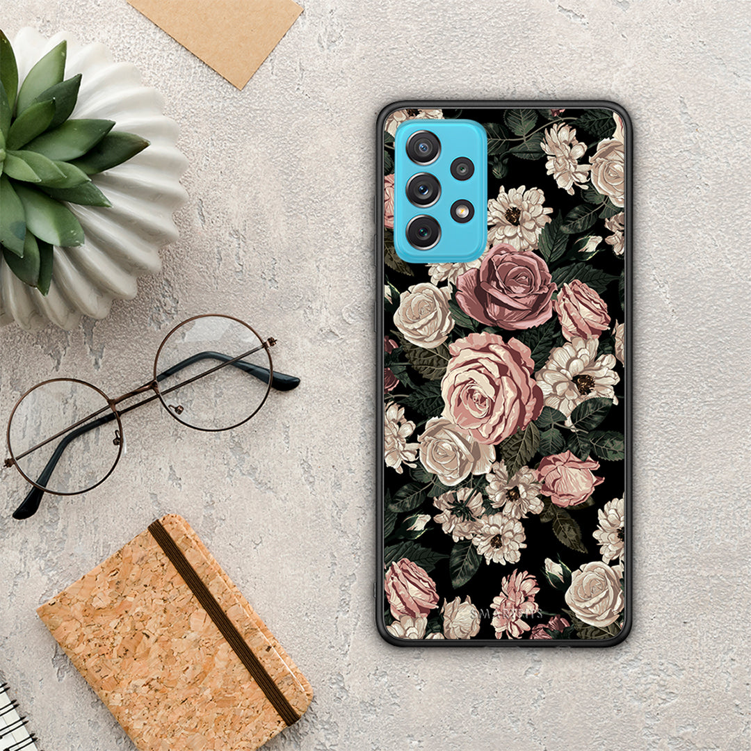 Flower Wild Roses - Samsung Galaxy A72 θήκη