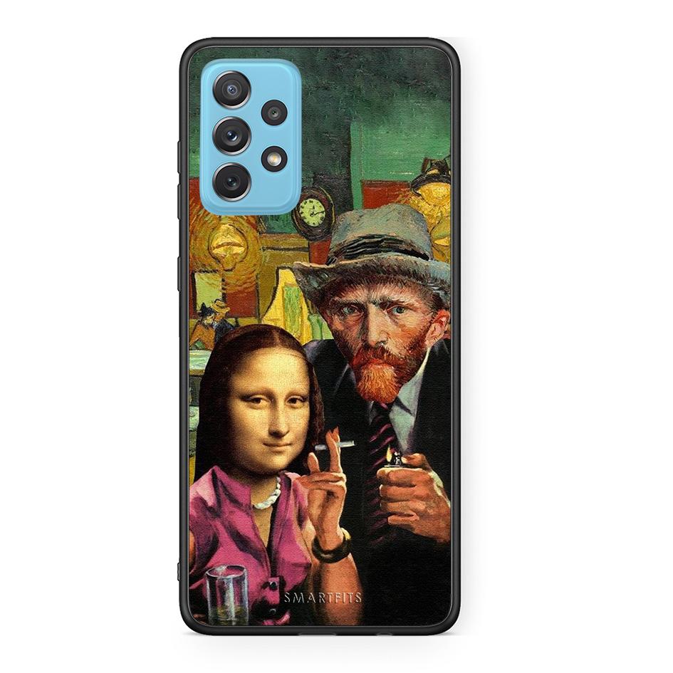 Samsung A72 Funny Art θήκη από τη Smartfits με σχέδιο στο πίσω μέρος και μαύρο περίβλημα | Smartphone case with colorful back and black bezels by Smartfits