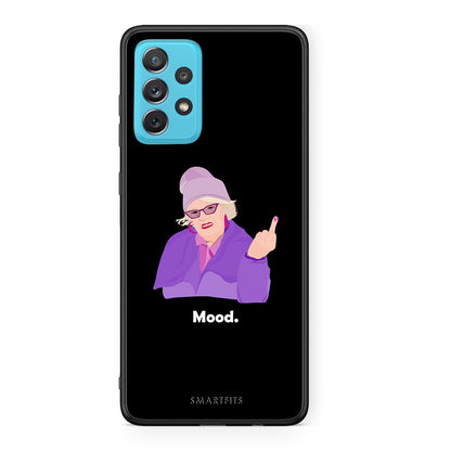 Samsung A72 Grandma Mood Black θήκη από τη Smartfits με σχέδιο στο πίσω μέρος και μαύρο περίβλημα | Smartphone case with colorful back and black bezels by Smartfits