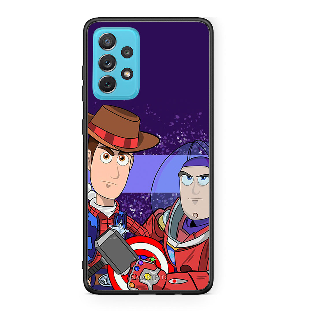 Samsung A72 Infinity Story θήκη από τη Smartfits με σχέδιο στο πίσω μέρος και μαύρο περίβλημα | Smartphone case with colorful back and black bezels by Smartfits