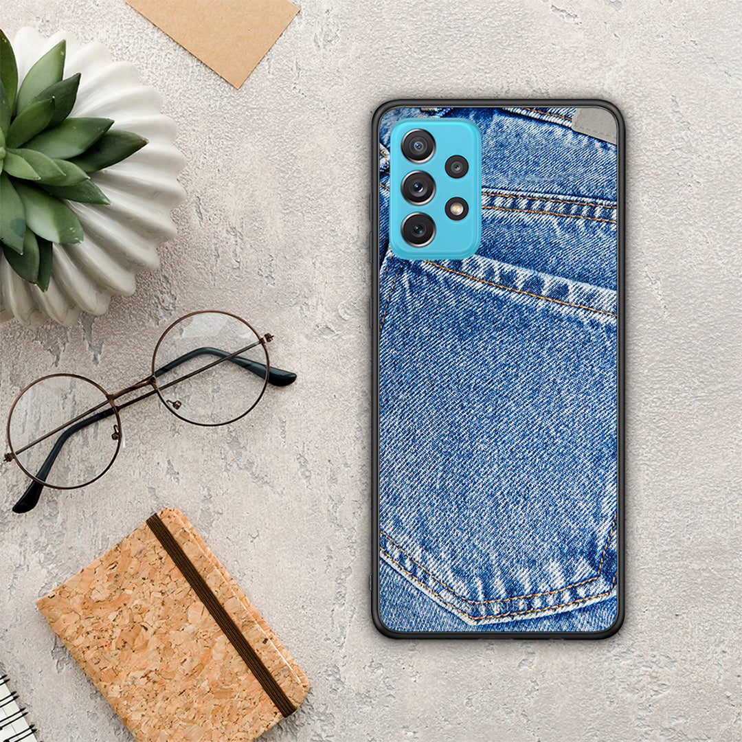 Jeans Pocket - Samsung Galaxy A72 θήκη