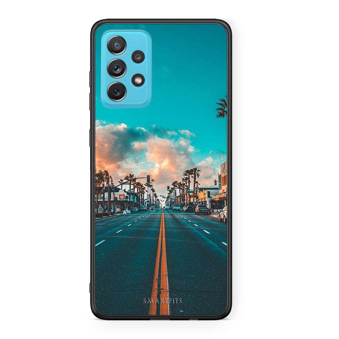 4 - Samsung A72 City Landscape case, cover, bumper