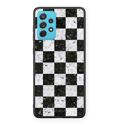 4 - Samsung A72 Square Geometric Marble case, cover, bumper