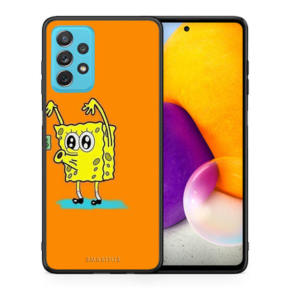 Θήκη Αγίου Βαλεντίνου Samsung A72 No Money 2 από τη Smartfits με σχέδιο στο πίσω μέρος και μαύρο περίβλημα | Samsung A72 No Money 2 case with colorful back and black bezels
