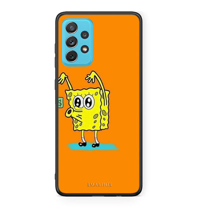 Samsung A72 No Money 2 Θήκη Αγίου Βαλεντίνου από τη Smartfits με σχέδιο στο πίσω μέρος και μαύρο περίβλημα | Smartphone case with colorful back and black bezels by Smartfits