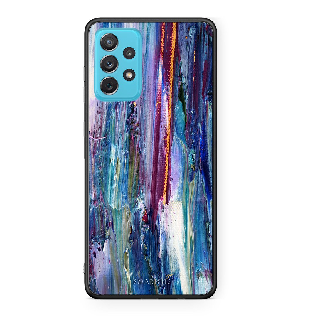 99 - Samsung A72 Paint Winter case, cover, bumper