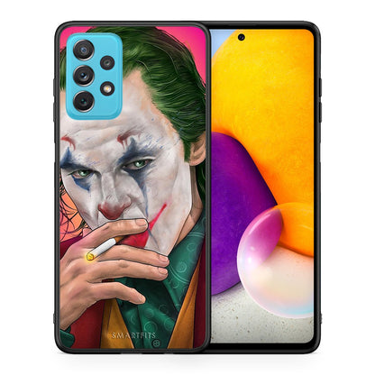 Θήκη Samsung A72 JokesOnU PopArt από τη Smartfits με σχέδιο στο πίσω μέρος και μαύρο περίβλημα | Samsung A72 JokesOnU PopArt case with colorful back and black bezels