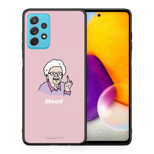 Θήκη Samsung A72 Mood PopArt από τη Smartfits με σχέδιο στο πίσω μέρος και μαύρο περίβλημα | Samsung A72 Mood PopArt case with colorful back and black bezels