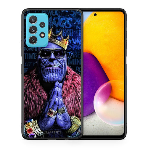 Θήκη Samsung A72 Thanos PopArt από τη Smartfits με σχέδιο στο πίσω μέρος και μαύρο περίβλημα | Samsung A72 Thanos PopArt case with colorful back and black bezels