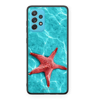 Thumbnail for Samsung A72 Red Starfish Θήκη από τη Smartfits με σχέδιο στο πίσω μέρος και μαύρο περίβλημα | Smartphone case with colorful back and black bezels by Smartfits