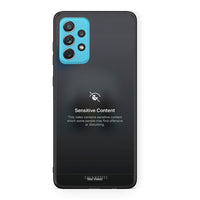 Thumbnail for Samsung A72 Sensitive Content θήκη από τη Smartfits με σχέδιο στο πίσω μέρος και μαύρο περίβλημα | Smartphone case with colorful back and black bezels by Smartfits