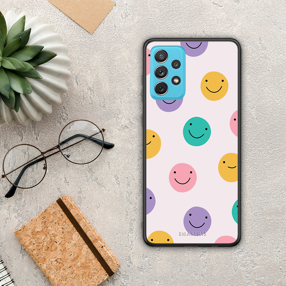 Smiley Faces - Samsung Galaxy A72 θήκη