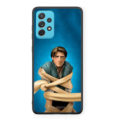 Samsung A72 Tangled 1 Θήκη Αγίου Βαλεντίνου από τη Smartfits με σχέδιο στο πίσω μέρος και μαύρο περίβλημα | Smartphone case with colorful back and black bezels by Smartfits