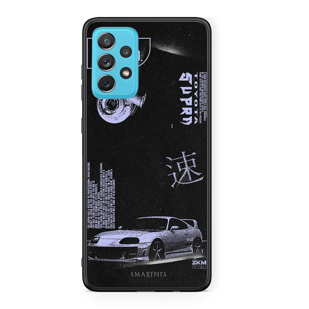 Samsung A72 Tokyo Drift Θήκη Αγίου Βαλεντίνου από τη Smartfits με σχέδιο στο πίσω μέρος και μαύρο περίβλημα | Smartphone case with colorful back and black bezels by Smartfits