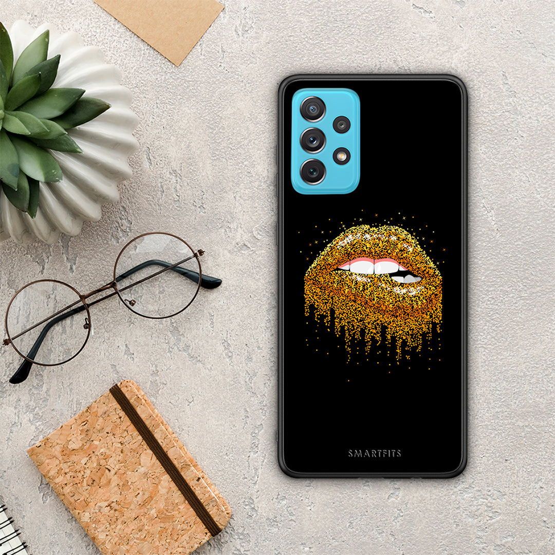 Valentine Golden - Samsung Galaxy A72 θήκη