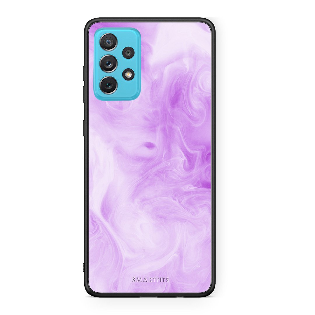 99 - Samsung A72 Watercolor Lavender case, cover, bumper