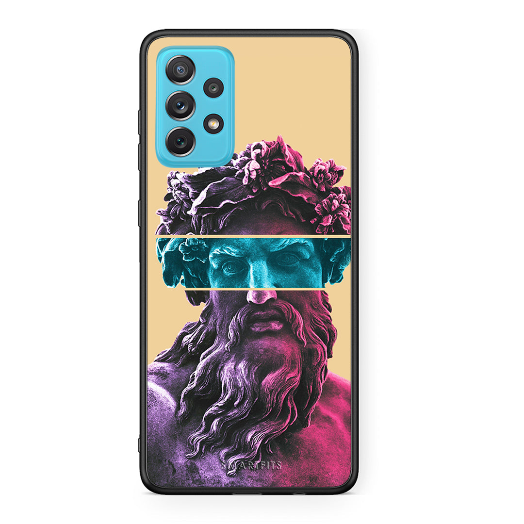 Samsung A72 Zeus Art Θήκη Αγίου Βαλεντίνου από τη Smartfits με σχέδιο στο πίσω μέρος και μαύρο περίβλημα | Smartphone case with colorful back and black bezels by Smartfits