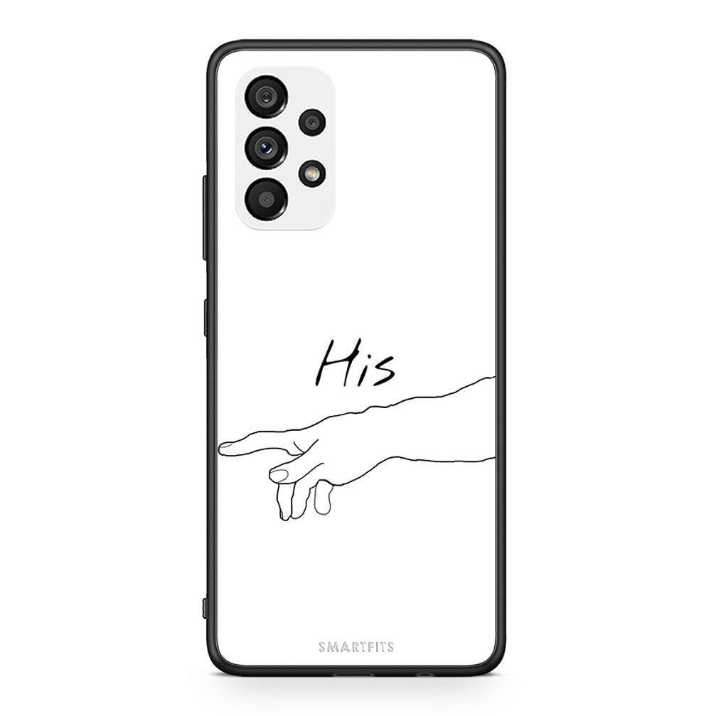 Samsung A73 5G Aeshetic Love 2 Θήκη Αγίου Βαλεντίνου από τη Smartfits με σχέδιο στο πίσω μέρος και μαύρο περίβλημα | Smartphone case with colorful back and black bezels by Smartfits