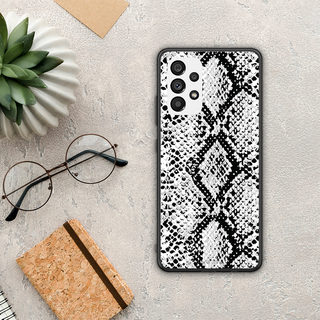 Animal White Snake - Samsung Galaxy A73 5G θήκη