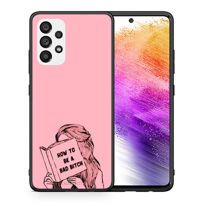 Θήκη Samsung A73 5G Bad Bitch από τη Smartfits με σχέδιο στο πίσω μέρος και μαύρο περίβλημα | Samsung A73 5G Bad Bitch case with colorful back and black bezels