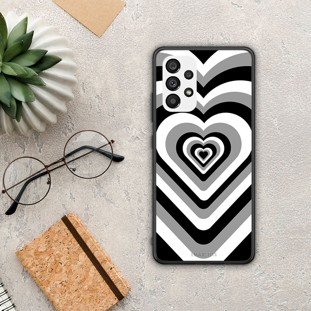 Black Hearts - Samsung Galaxy A73 5G θήκη