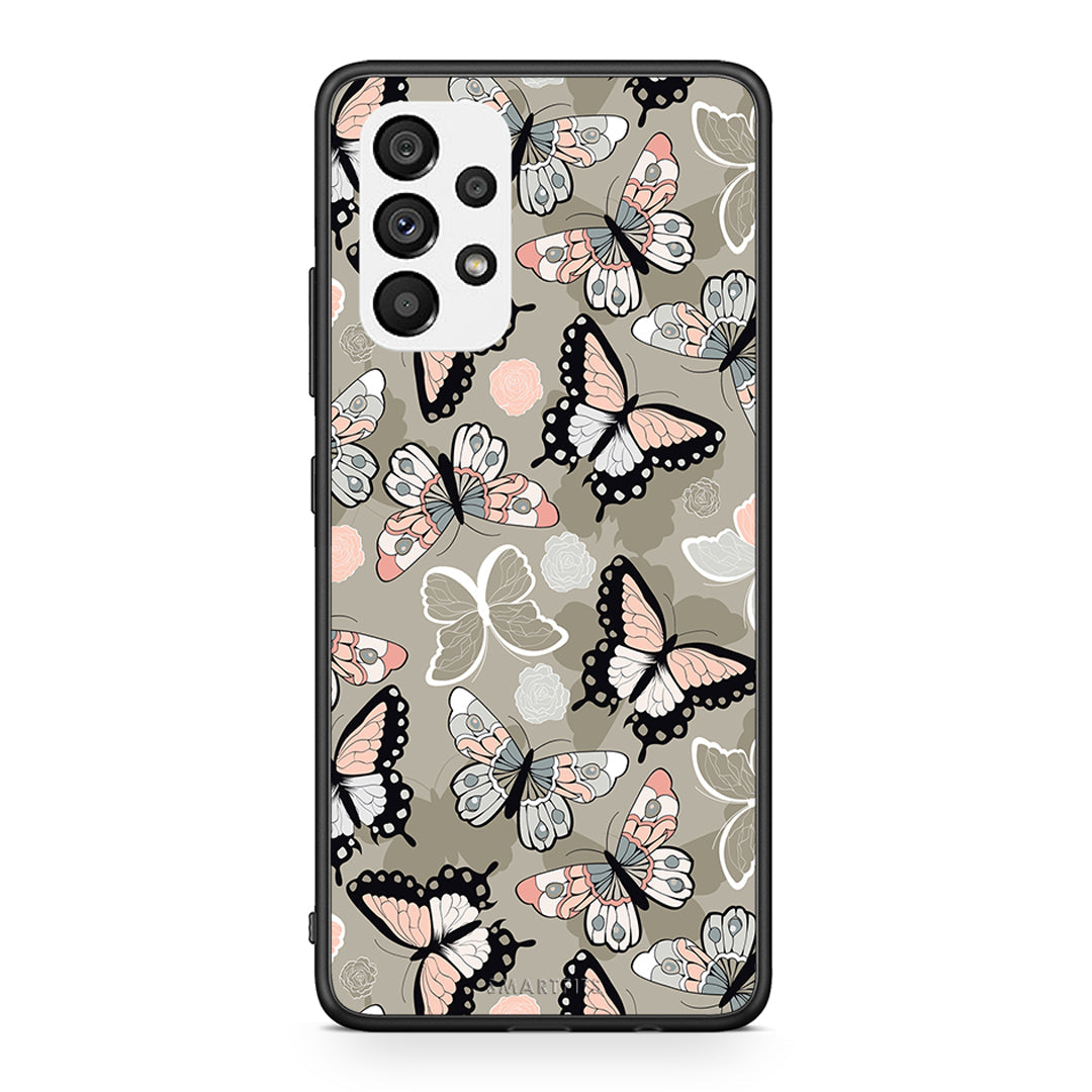 135 - Samsung A73 5G Butterflies Boho case, cover, bumper