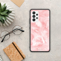 Thumbnail for Boho Pink Feather - Samsung Galaxy A73 5G θήκη