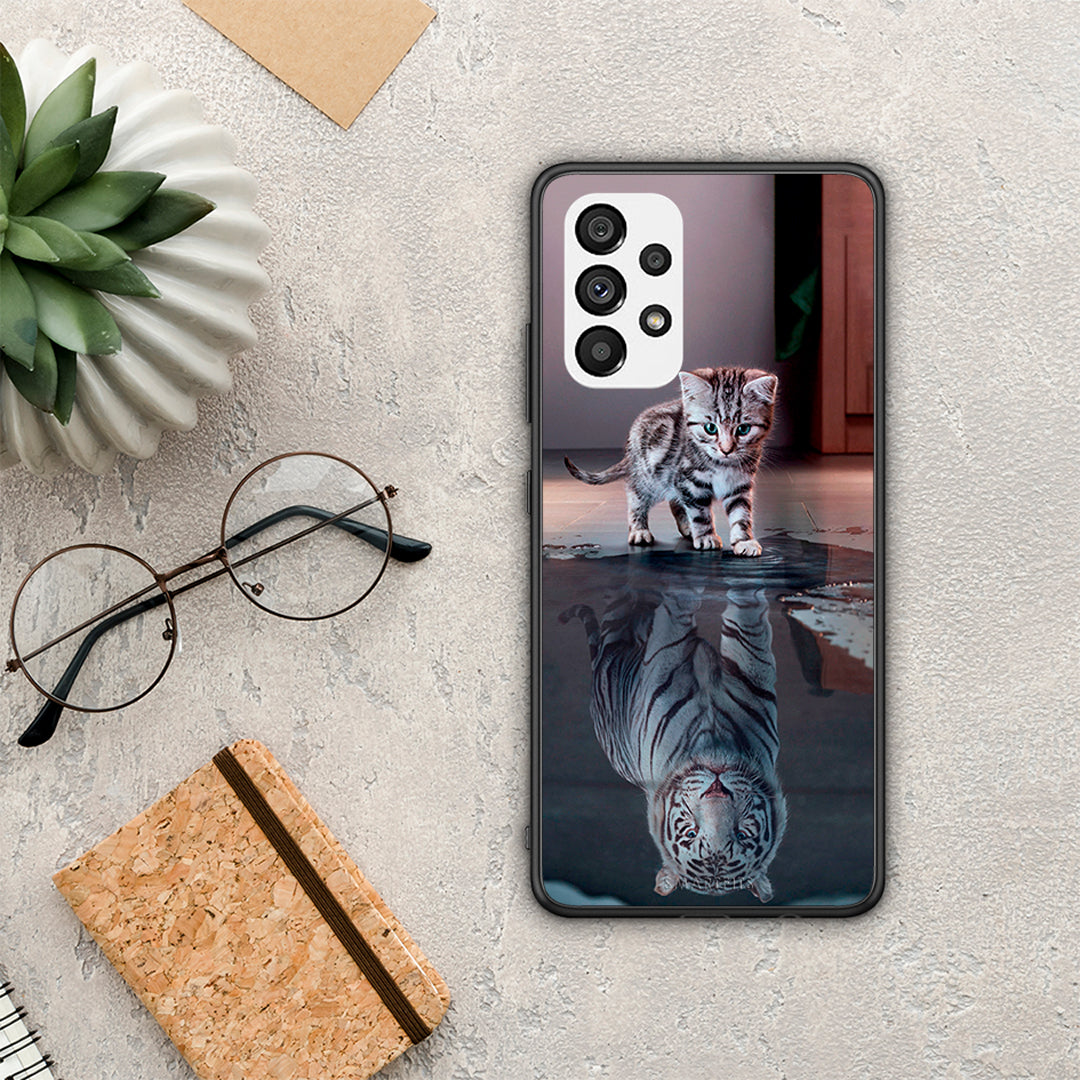 Cute Tiger - Samsung Galaxy A73 5G θήκη