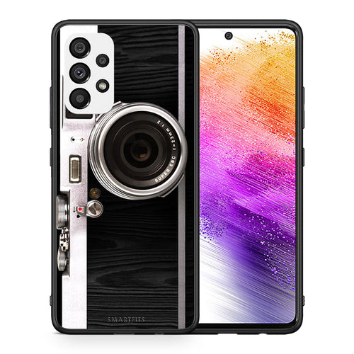 Θήκη Samsung A73 5G Emily In Paris από τη Smartfits με σχέδιο στο πίσω μέρος και μαύρο περίβλημα | Samsung A73 5G Emily In Paris case with colorful back and black bezels