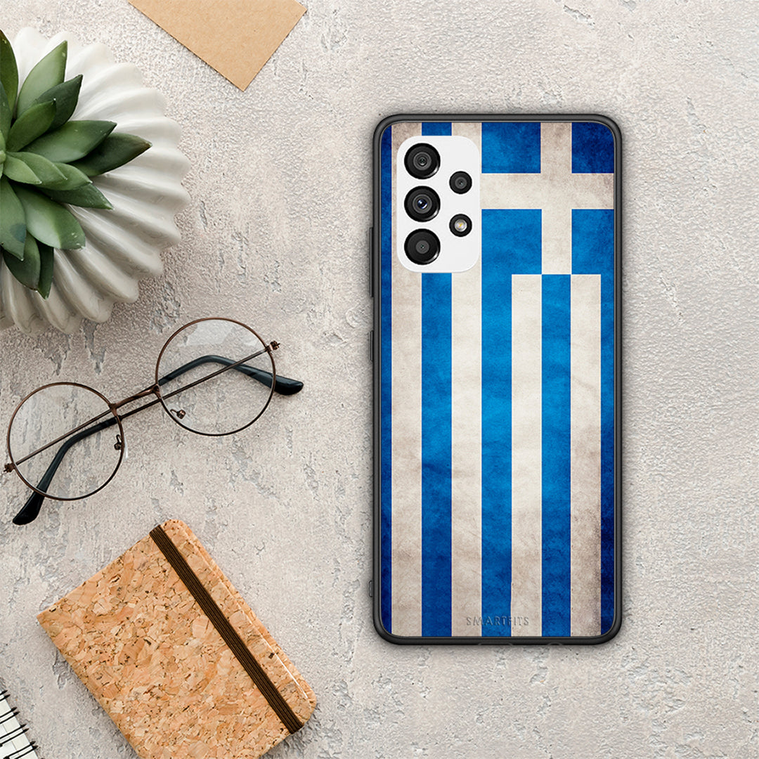 Flag Greek - Samsung Galaxy A73 5G θήκη