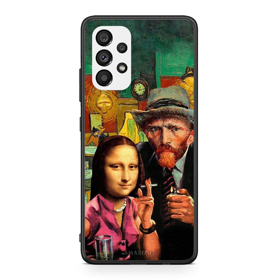 Samsung A73 5G Funny Art θήκη από τη Smartfits με σχέδιο στο πίσω μέρος και μαύρο περίβλημα | Smartphone case with colorful back and black bezels by Smartfits