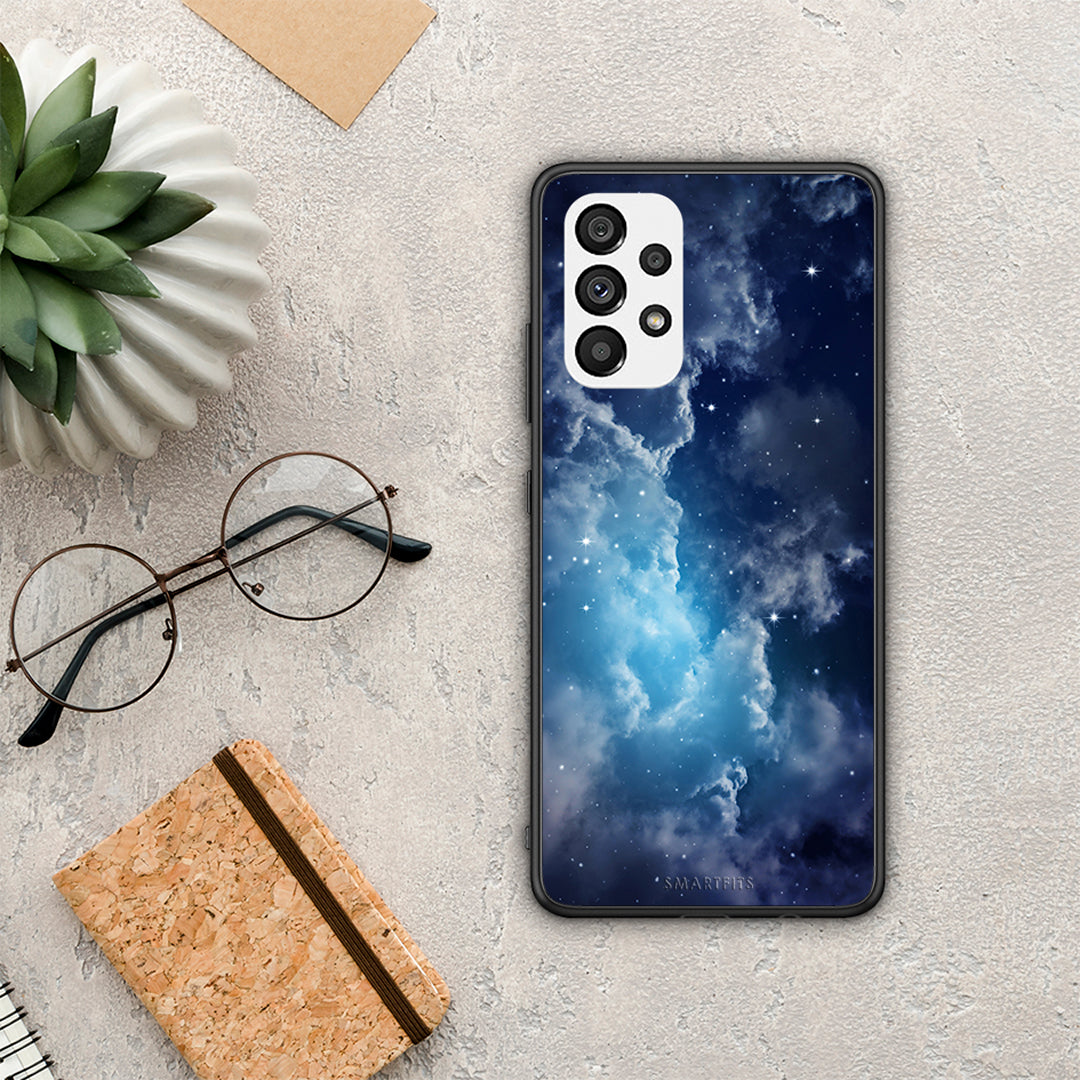 Galactic Blue Sky - Samsung Galaxy A73 5G θήκη