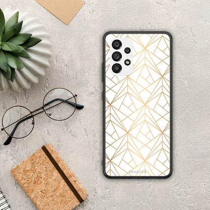 Geometric Luxury White - Samsung Galaxy A73 5G θήκη