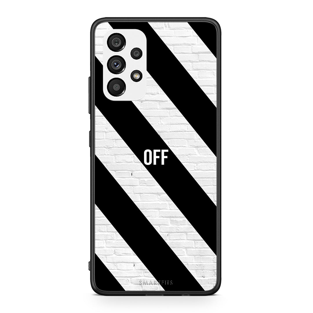 Samsung A73 5G Get Off θήκη από τη Smartfits με σχέδιο στο πίσω μέρος και μαύρο περίβλημα | Smartphone case with colorful back and black bezels by Smartfits