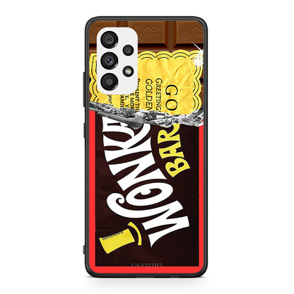 Samsung A73 5G Golden Ticket θήκη από τη Smartfits με σχέδιο στο πίσω μέρος και μαύρο περίβλημα | Smartphone case with colorful back and black bezels by Smartfits